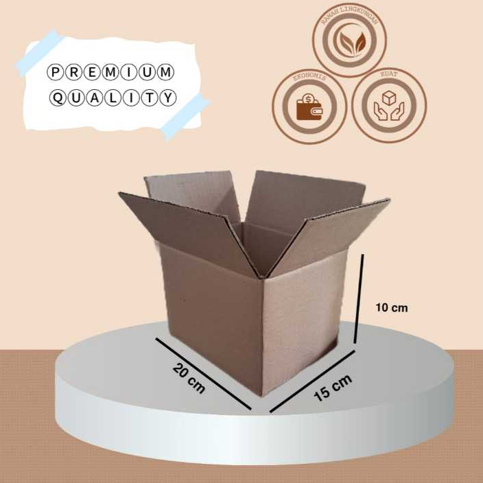 

kardus box polos dus karton box packing kemasan 20 x 15 x 10 cm