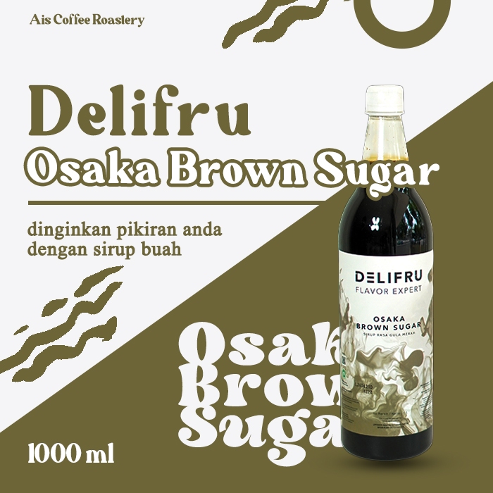 

Sirup Delifru Osaka Brown Sugar 1000 ml