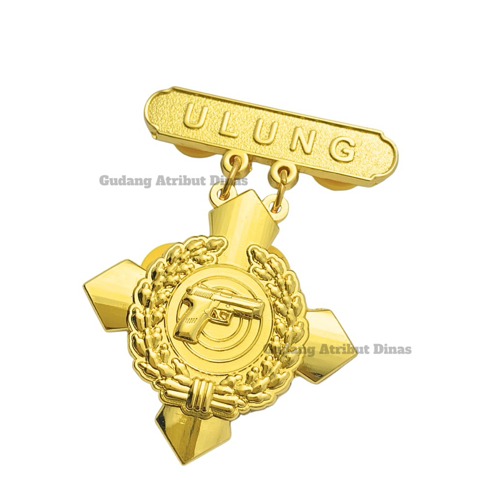 100% LUXURY Brevet Pistol Ulung TNI AL/Brevet Pistol Ulung TNI AL Luxury/Pin Pistol Ulung TNI AL Lux