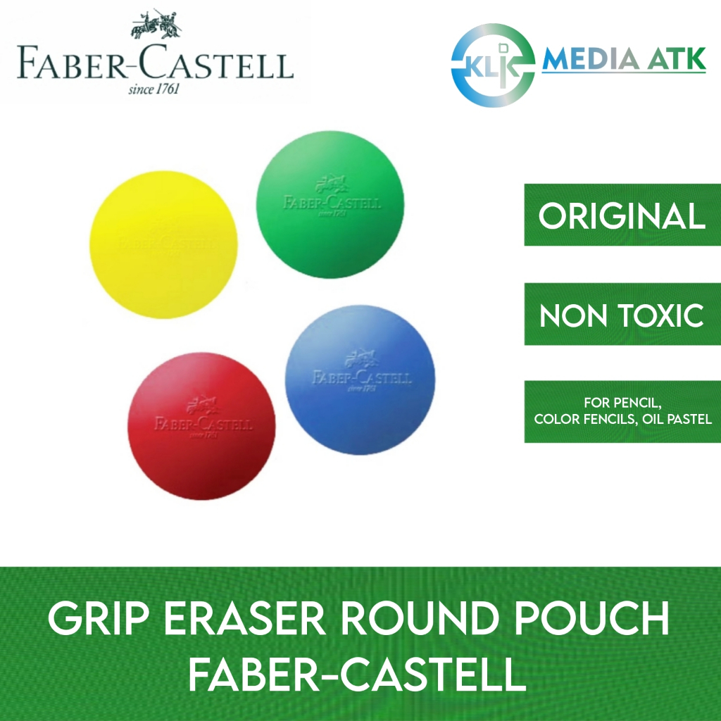 

Penghapus / Eraser Grip Faber-Castell Round Pouch - 1 Pcs