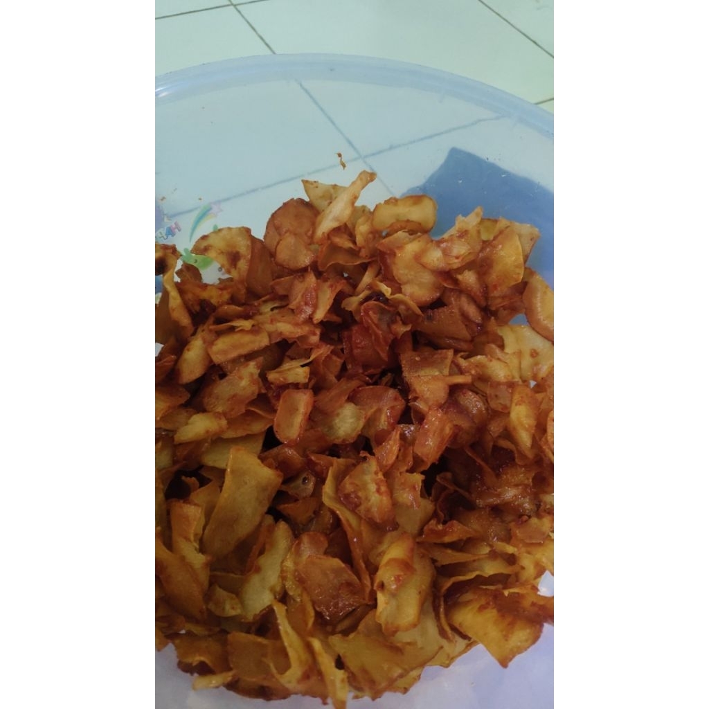 

keripik singkong pedas manis