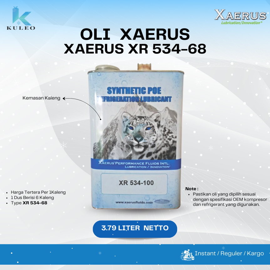 OLI XAERUS XR 534-68 3.79L - oli xaerus XR 534-68 3.79ltr Kaleng