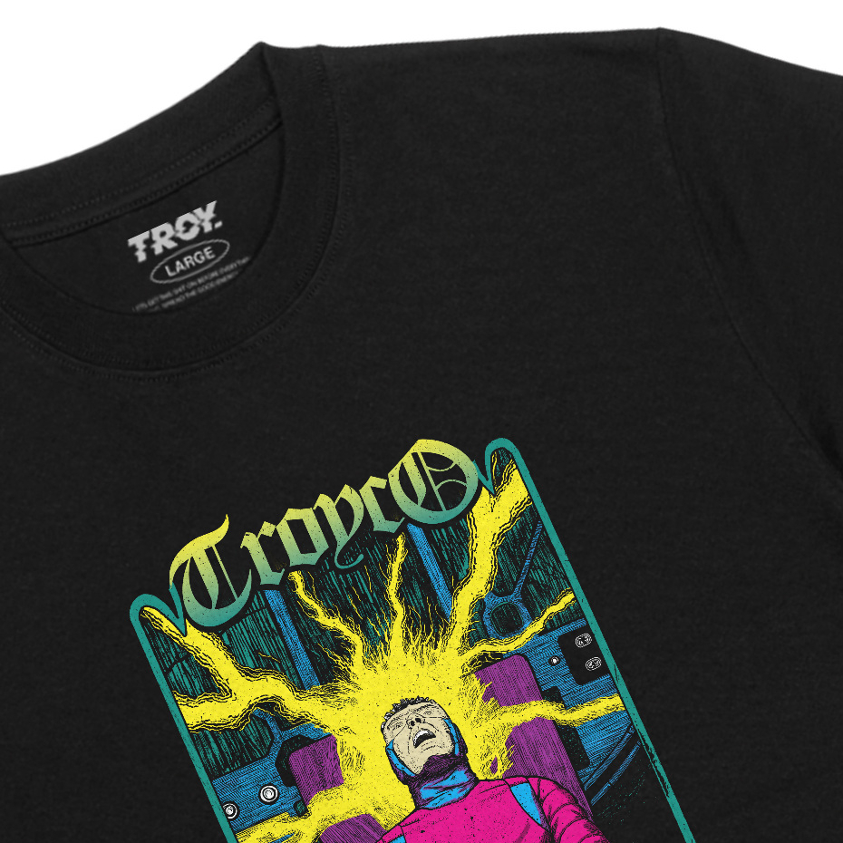 Troy Company Tshirt Black Doctrines - Kaos Hitam Lengan Pendek MT 3278