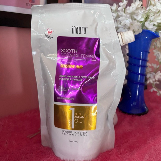Inaura Smoothing Sensitive Sooth Straightening 600ml (Preloved 525ml)
