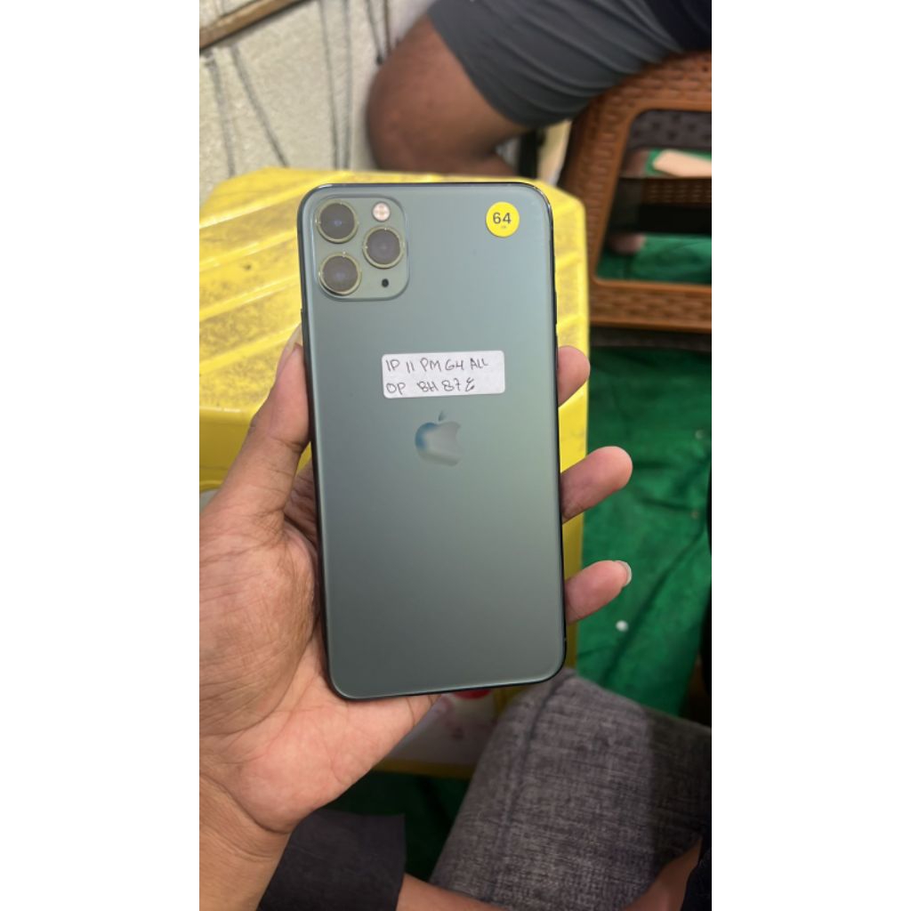 IPHONE 11 PRO MAX 64 GB ex inter allop Fullset Ori Mulus Pemakaian