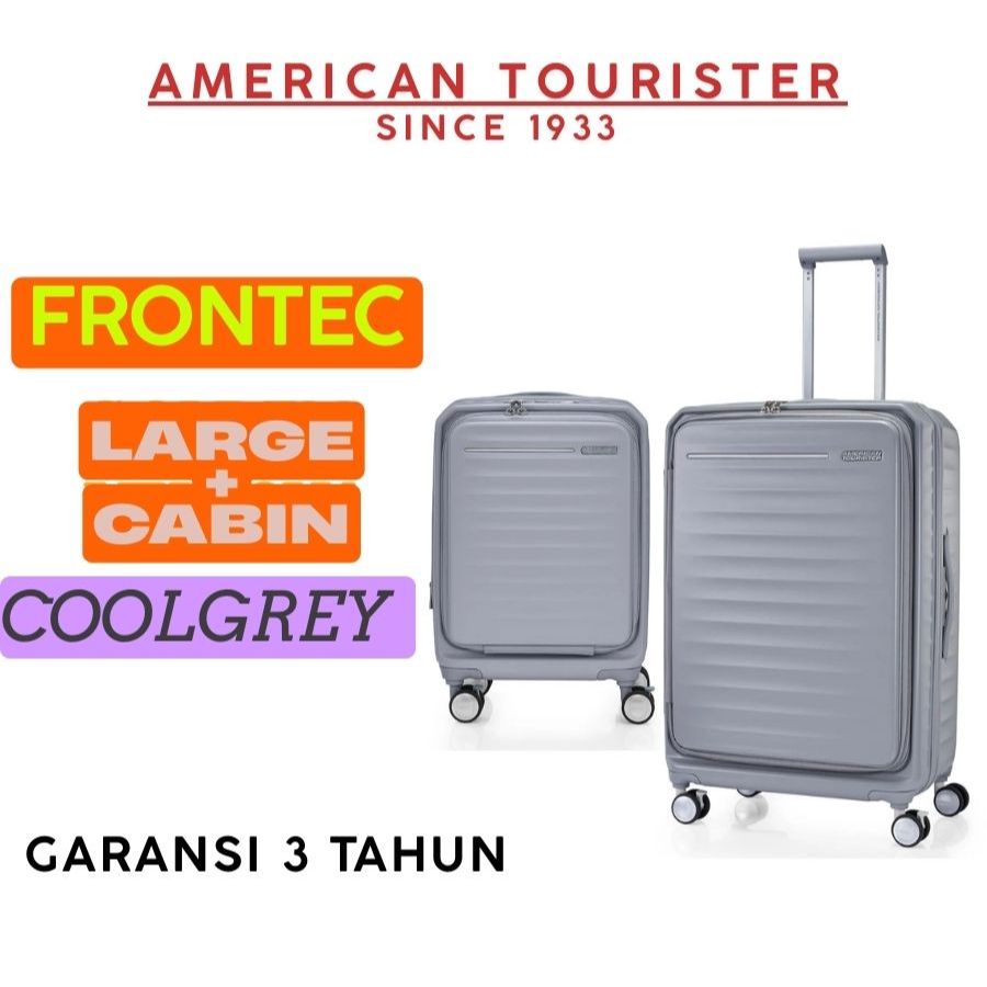 Bundle American Tourister Koper Frontec Large + Frontec Cabin