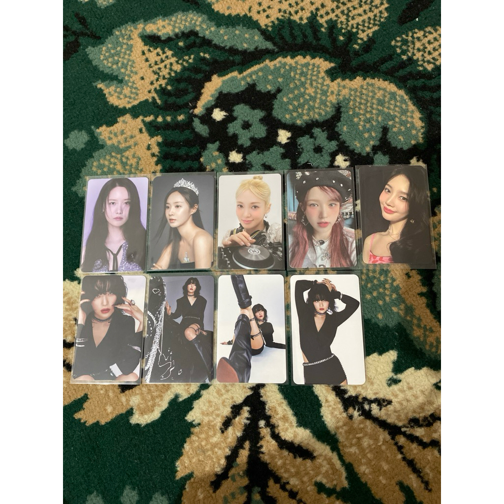 Photocard Official Girls’ Generation SNSD Yoona Yuri Hyeoyeon Red Velvet Irene Seulgi Wendy Joy Yeri
