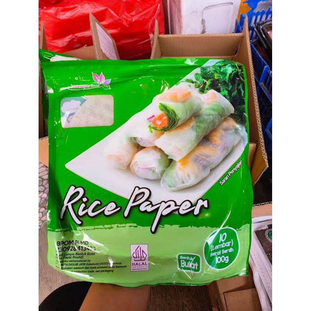 

Rice Paper izi 10 Lembar (Frozen Food)