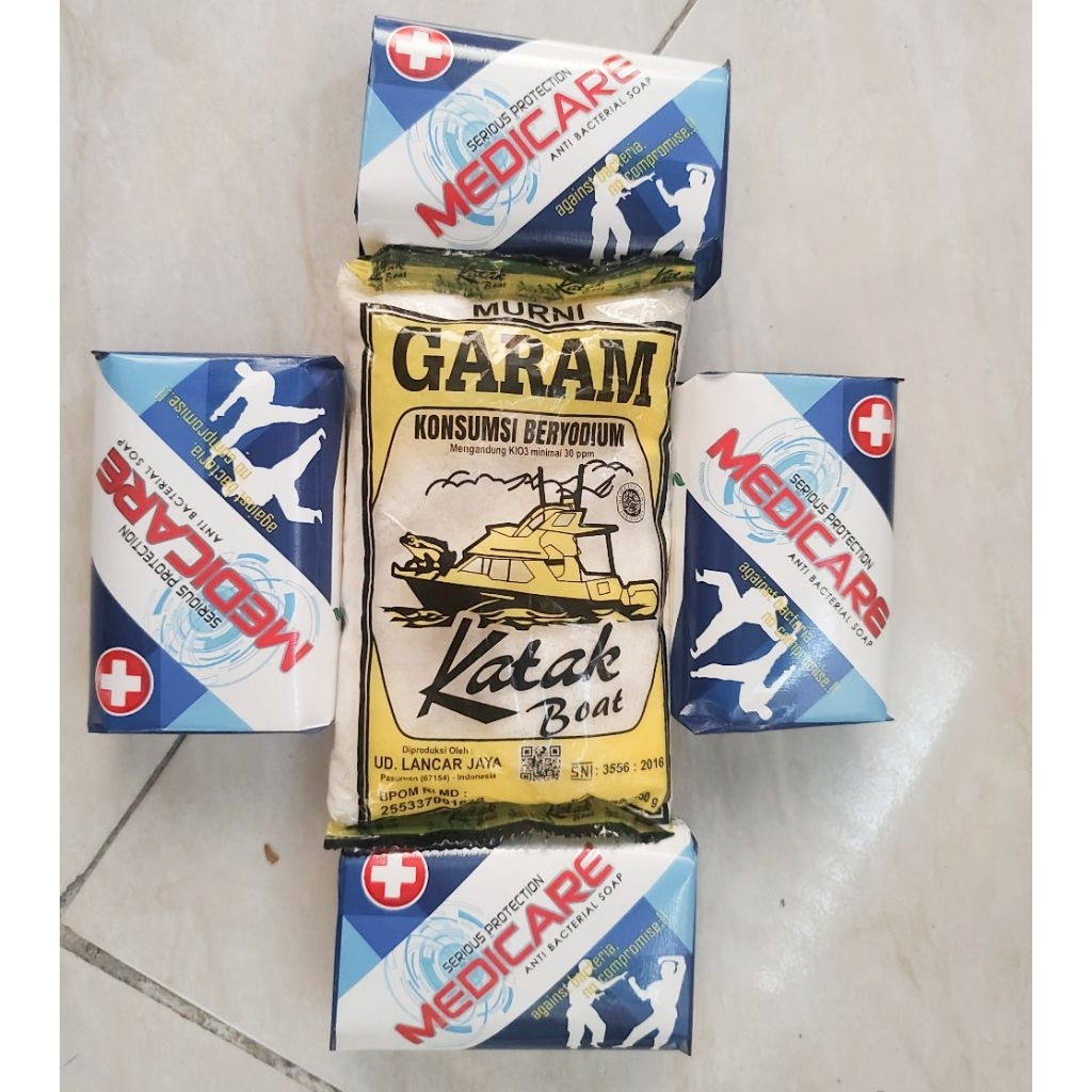 

medicare 90gr (4pcs free garam 1pcs)