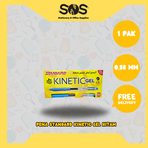 

Pena KINETIC GEL Hitam Standard 0.38 [12 PCS]