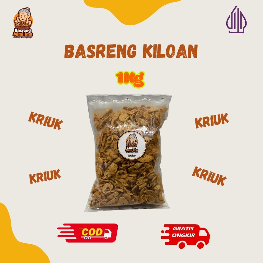 

[ BISA COD] BASRENG VIRAL 1kg | BASRENG PEDAS DAUN JERUK BUMBU MELIMPAH