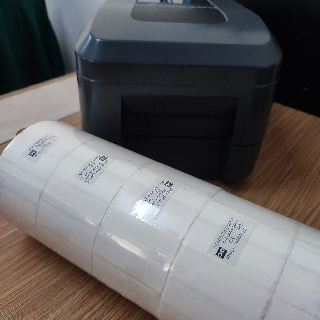 

LABEL STIKER YUPO 55 X 17 MM 3000 PCS STICKER ETIKET 55x17 BARCODE