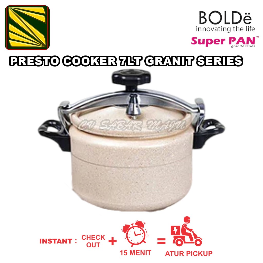 Bolde Super Pan Presto Granite 7 liter Granite series