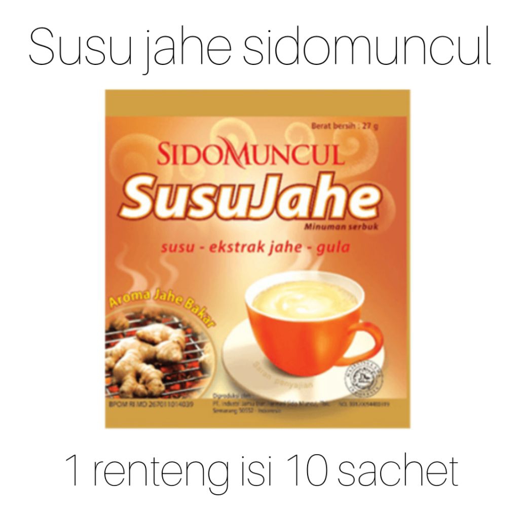 

Susu jahe sidomuncul 1 renteng 10 sch
