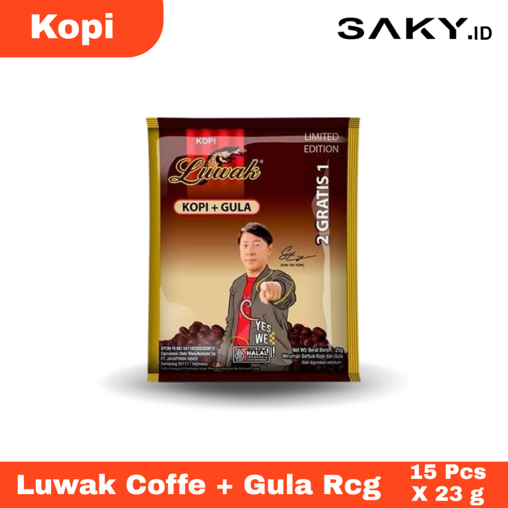 

Kopi Luwak Hitam Gula Renceng 15x25gr - 15 Pcs