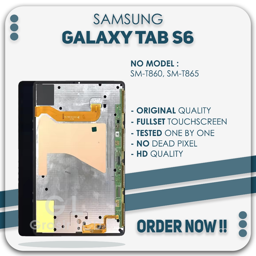 Grosir LCD Samsung Tab S6 / T860 / T865 - Fullset Touch screen
