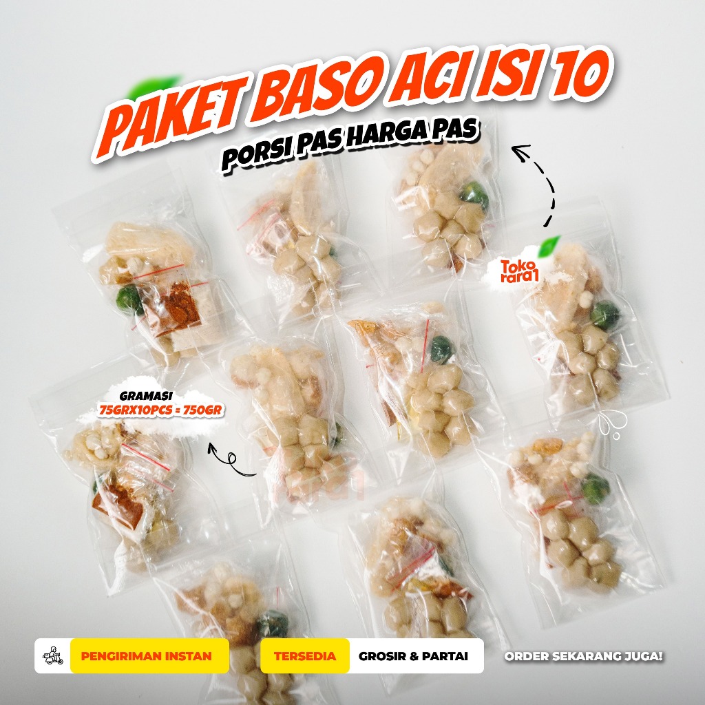 

Baso aci 10 bungkus paket hemat dan murah