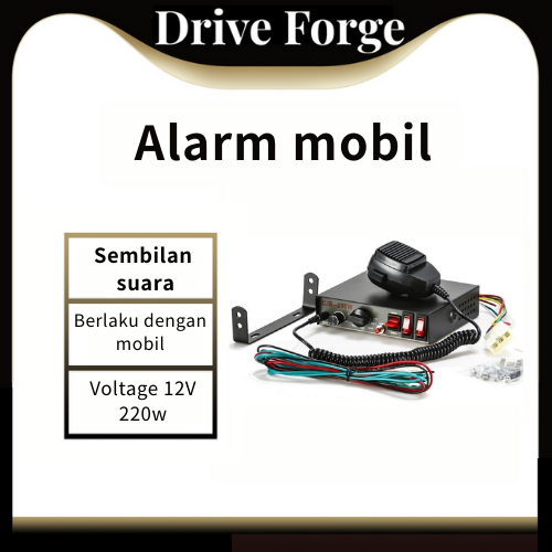 【Drive Forge】Modul Sirinee 200 Watt 9 Suara Emergency Horn Fly Sirine Patwal Sirene Cocok Untuk Peng