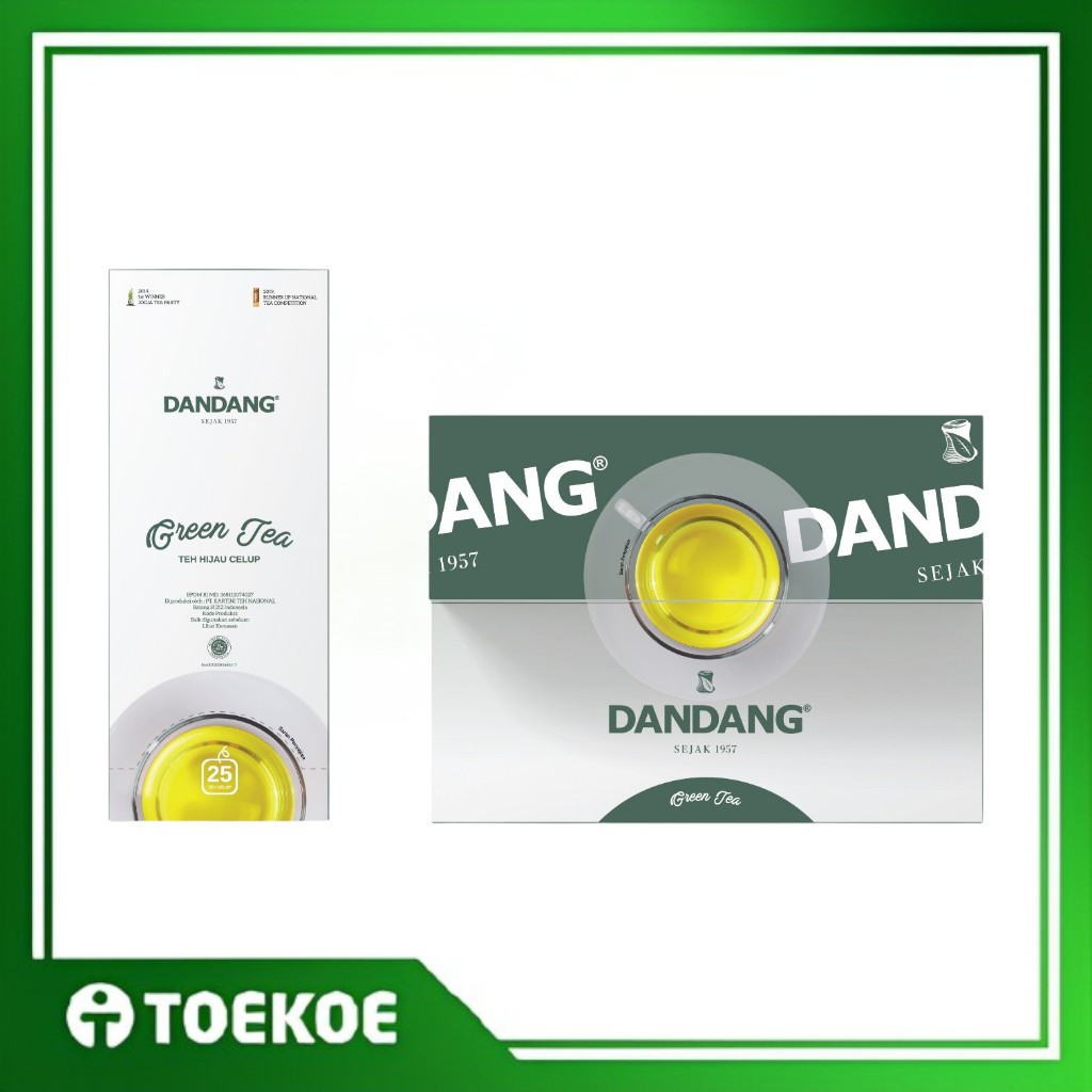 

TOEKOE [Buy 1 Get 1] Teh Celup Dandang Green Tea [Isi 25 Bag]