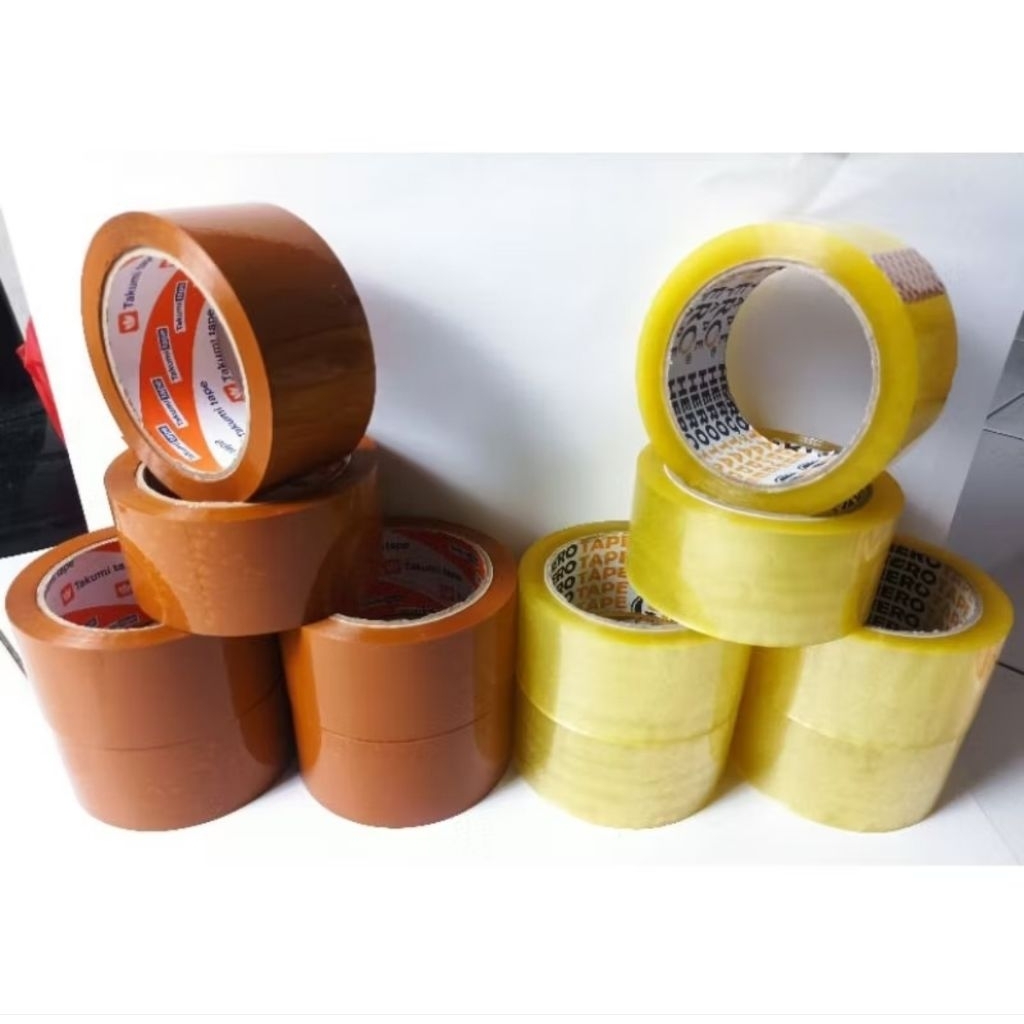 

LAKBAN BENING /COKLAT LENGKET 2 INCH (HERO/Takuma 45/48 mm x 90/100 Yard)