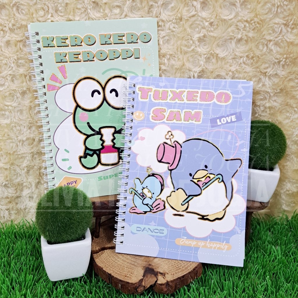 

Buku Spiral Keroppi Tuxedosam A5-8004 Buku Tulis Garis Tuxedosam Keroppi