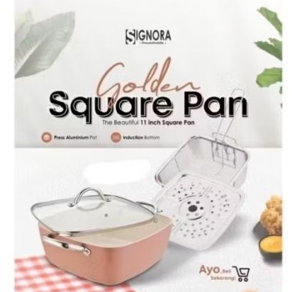 GOLDEN SQUARE PAN SIGNORA SIGNORA