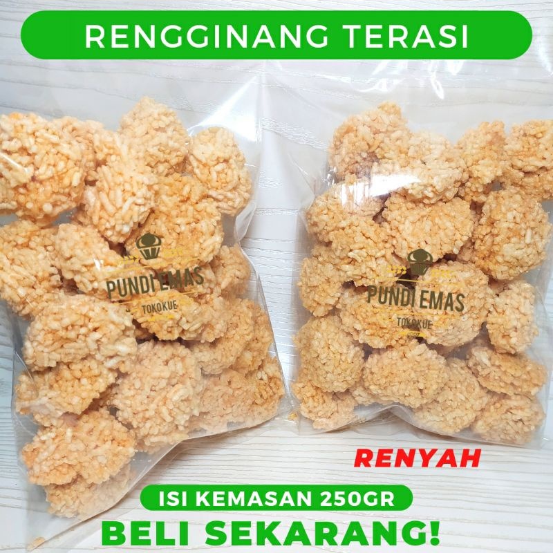 

Rengginang Terasi Gurih Merah Dan Renyah Cemilan Terlaris 250Gr