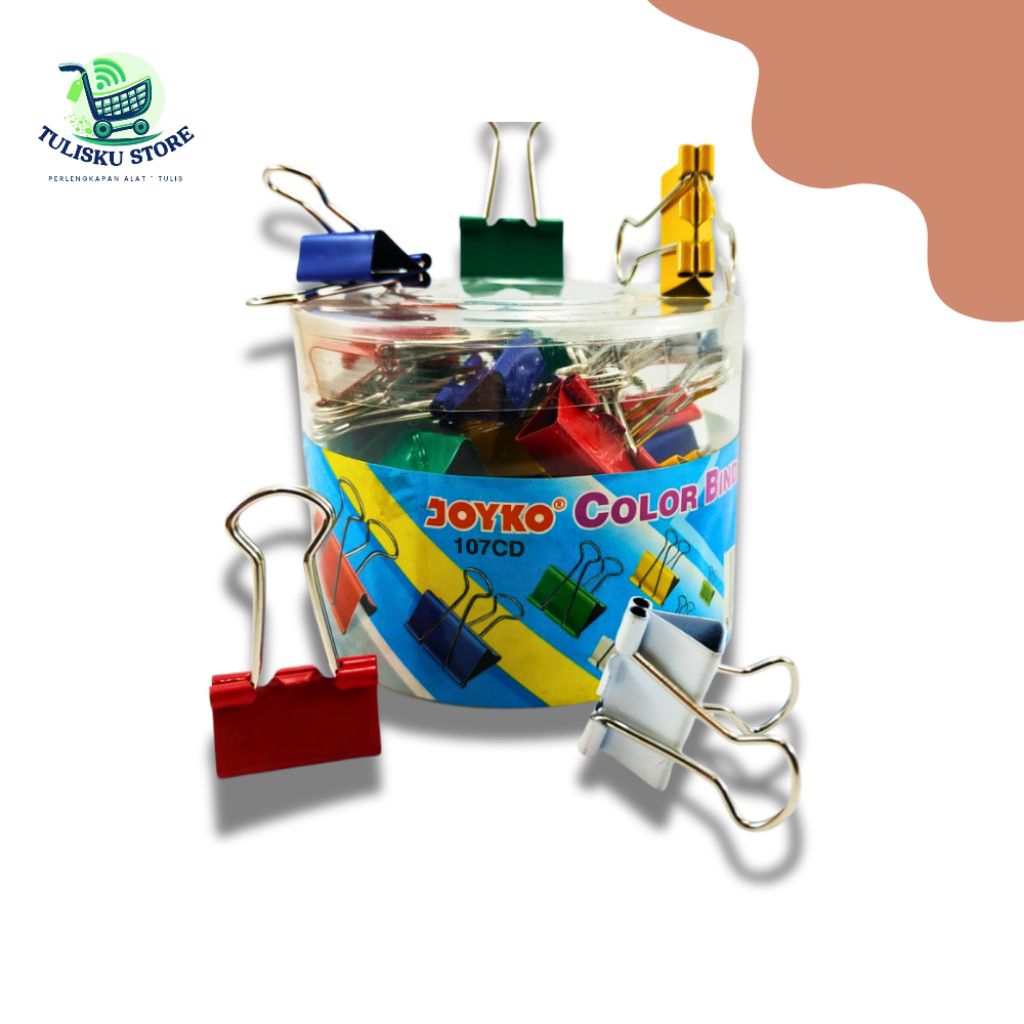 

Joyko Binder Clip Warna-Warni – 107PTL/40pcs