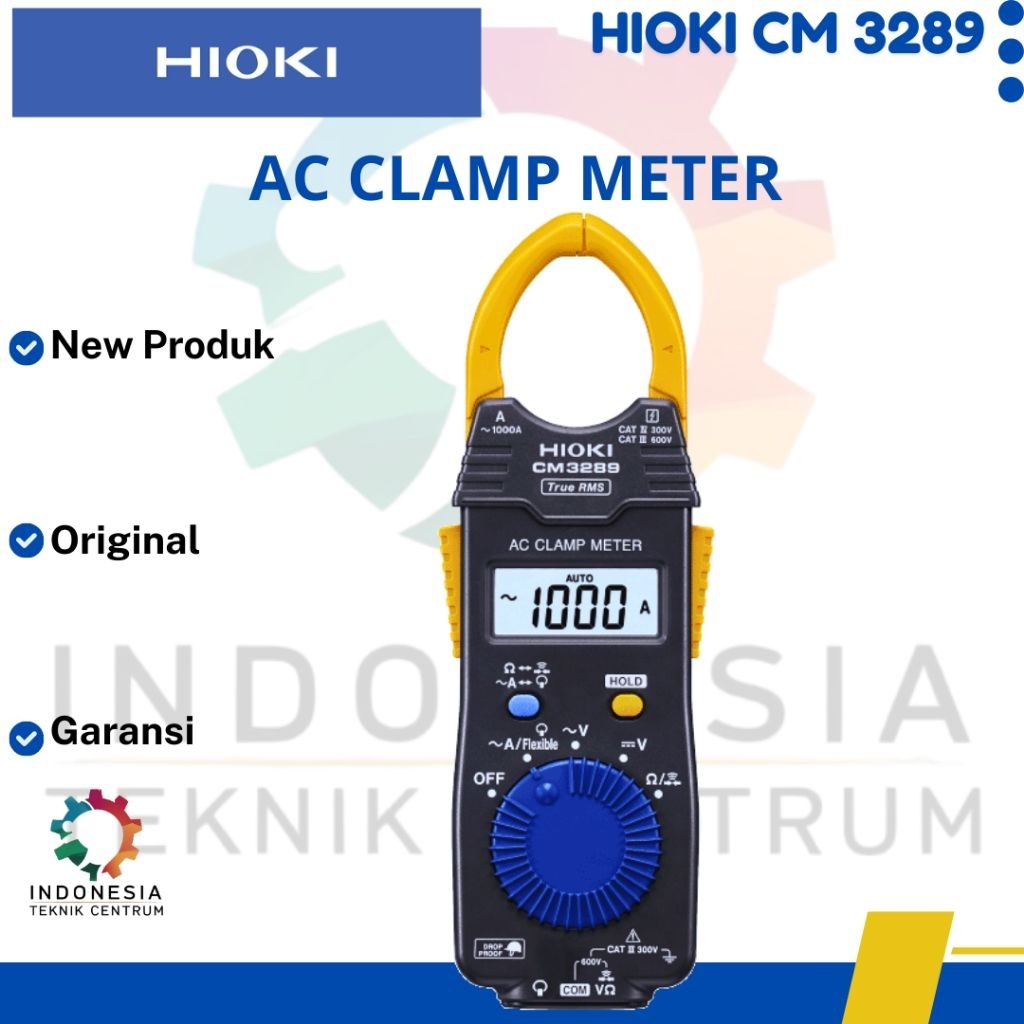 HIOKI CM-3289/CM3289/CM 3289/Tang Ampere/1000A AC RMS
