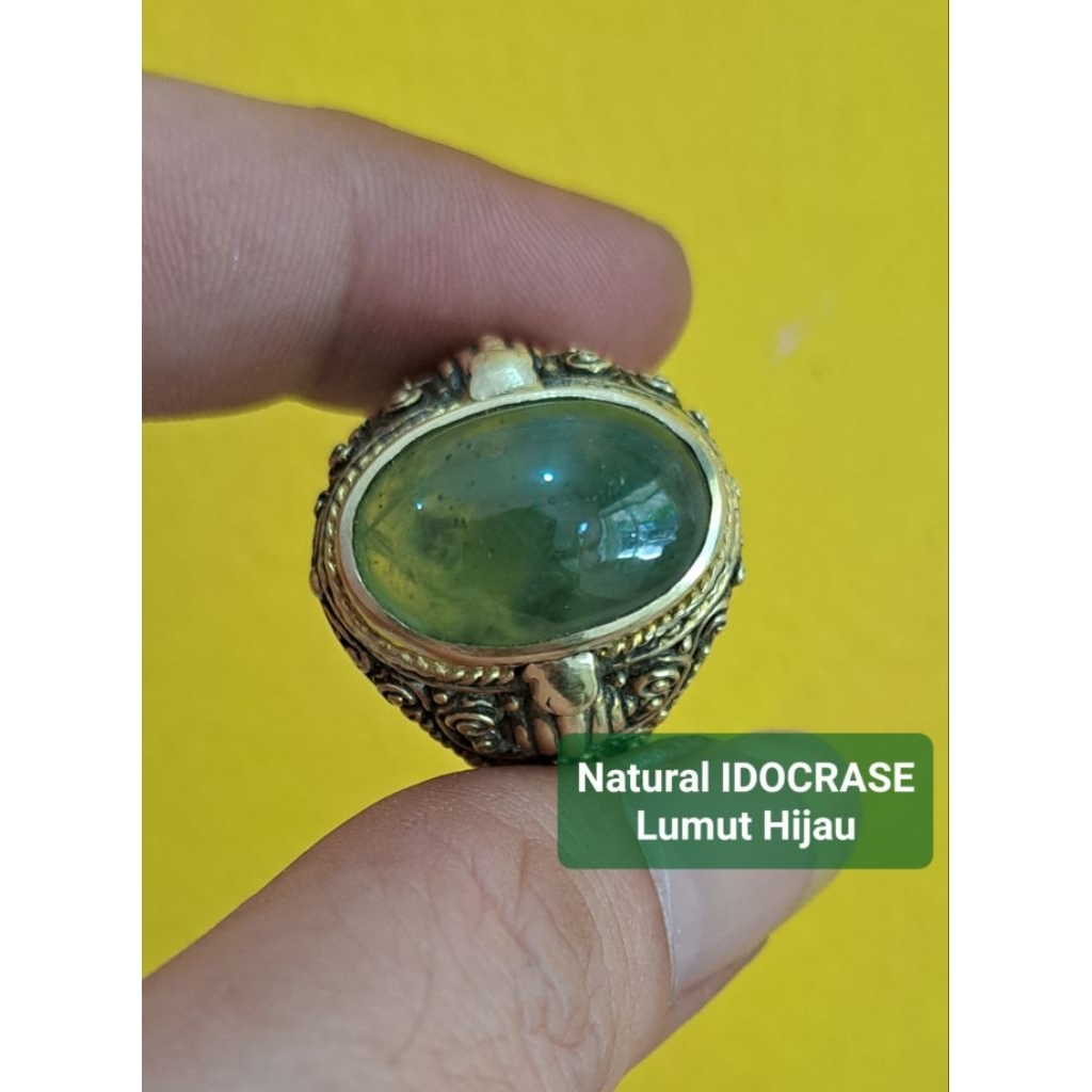 Natural Idocrase Lumut Hijau Sungai Dareh Alami  Batu Alam | Terjual fosillfokay Hijau Garut Alami A