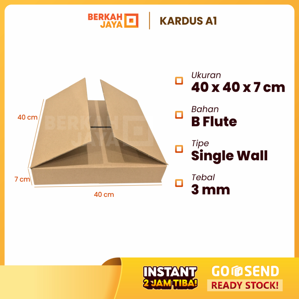 

(HARGA SPESIAL) BOX KARDUS 40x40x7 cm DUS PACKING 40 x 40 x 7 cm