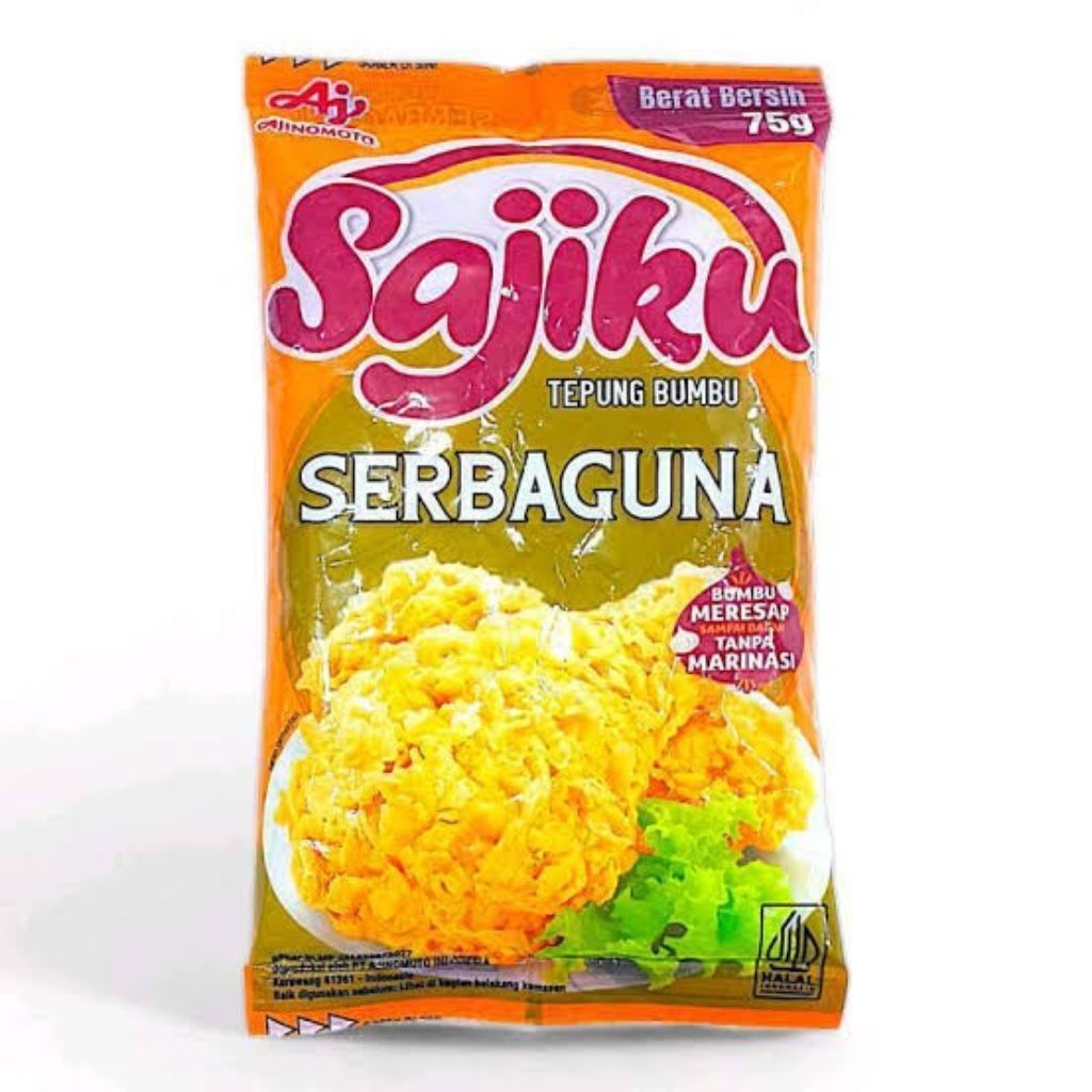 

[1 PCS] SAJIKU TEPUNG BUMBU SERBA GUNA 75 GR