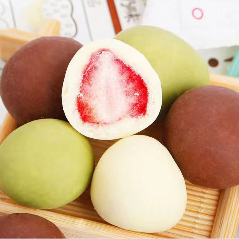 

CHOCOLATE STRAWBERRY HALAL 60gr | Coklat Isi Stroberi Rasa Vanila Kokoa Matcha New Rose Halal Murah