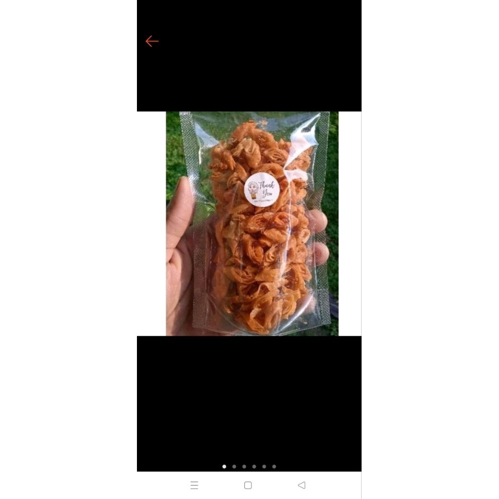 

Kripik lumpia pedas manis