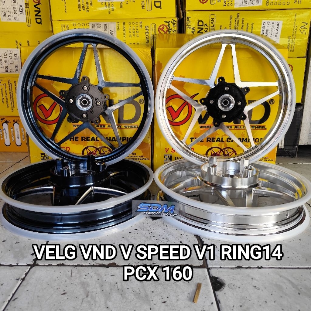 Velg VND V Speed V1 R-14 Uk 185x14 & 215x14 - PCX 160 CBS, PCX 160 ABS Old, PCX 160 ABS New