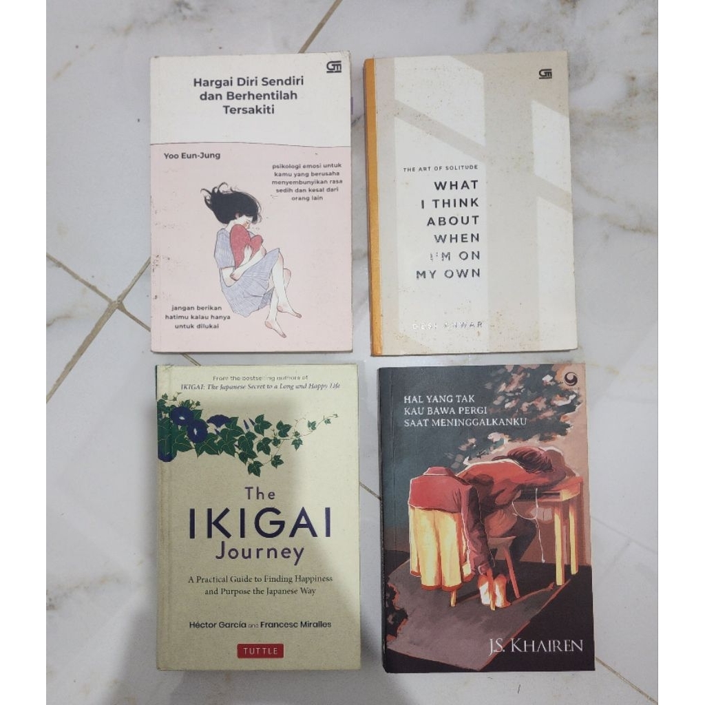 PRELOVED BUKU SELF IMPROVEMENT IKIGAI JS KHAIREN