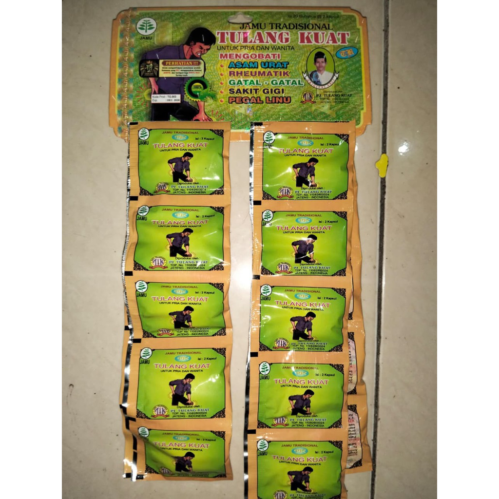 

JAMU TRADISIONAL TULANG KUAT 100%ORIGINAL!