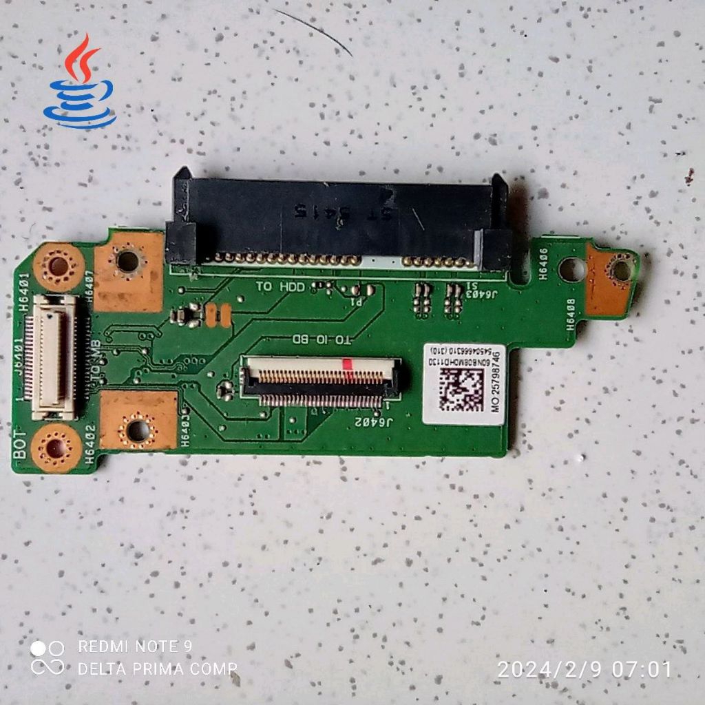 Mini board konektor harddisk laptop asus A455L X455LJ X455