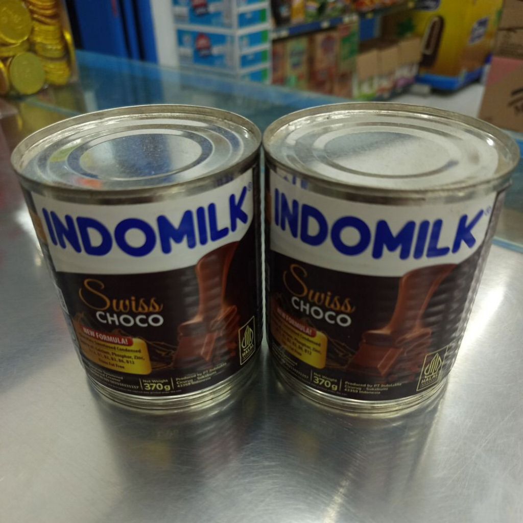 

susu kental manis Indomilk Swiss coklat 370gr