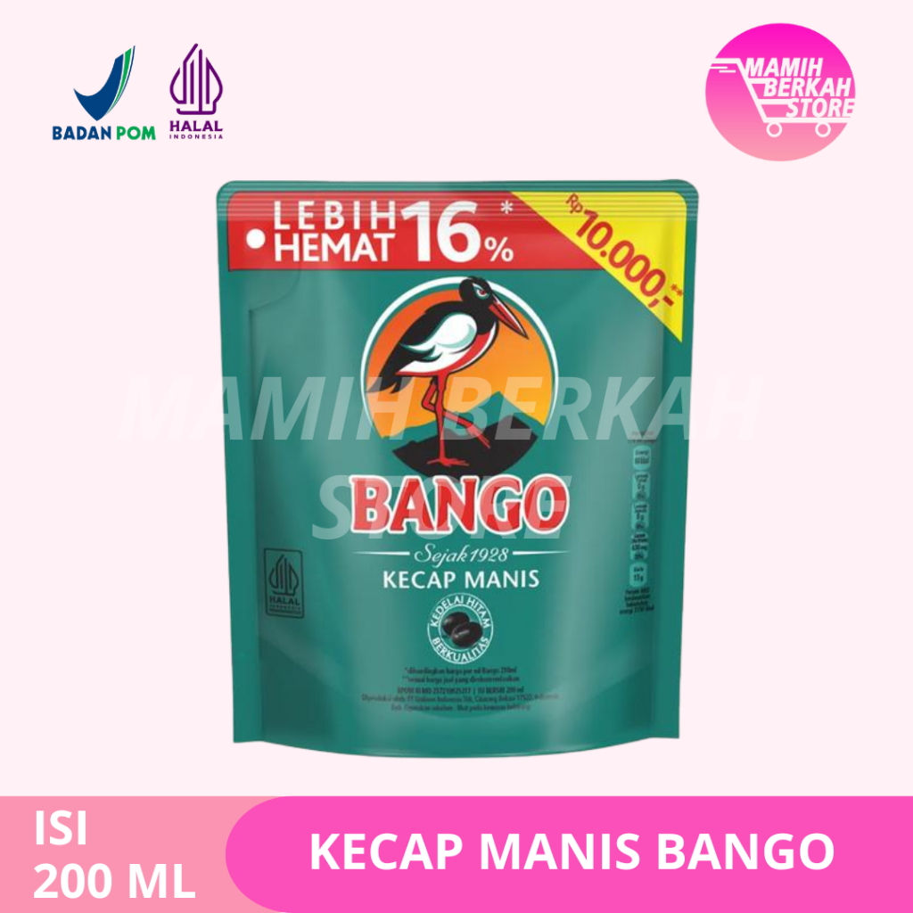 

Kecap Manis BANGO 200 ML/265 GR