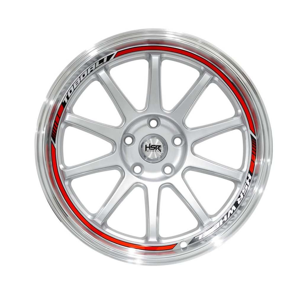 Velg Mobil honda Crv, Hrv, HSR TOBOALI HSR RING 18 SIlver