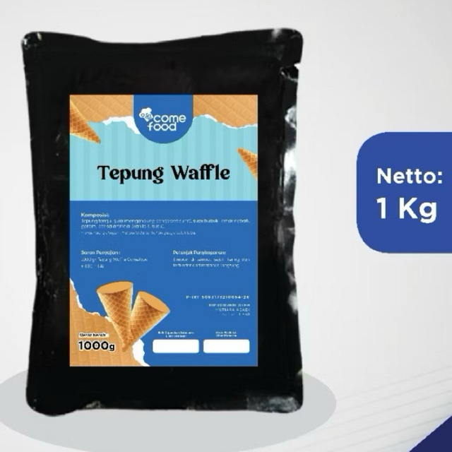 

Tepung Waffle Premix Cone Comefood / Cone Es Krim 1kg