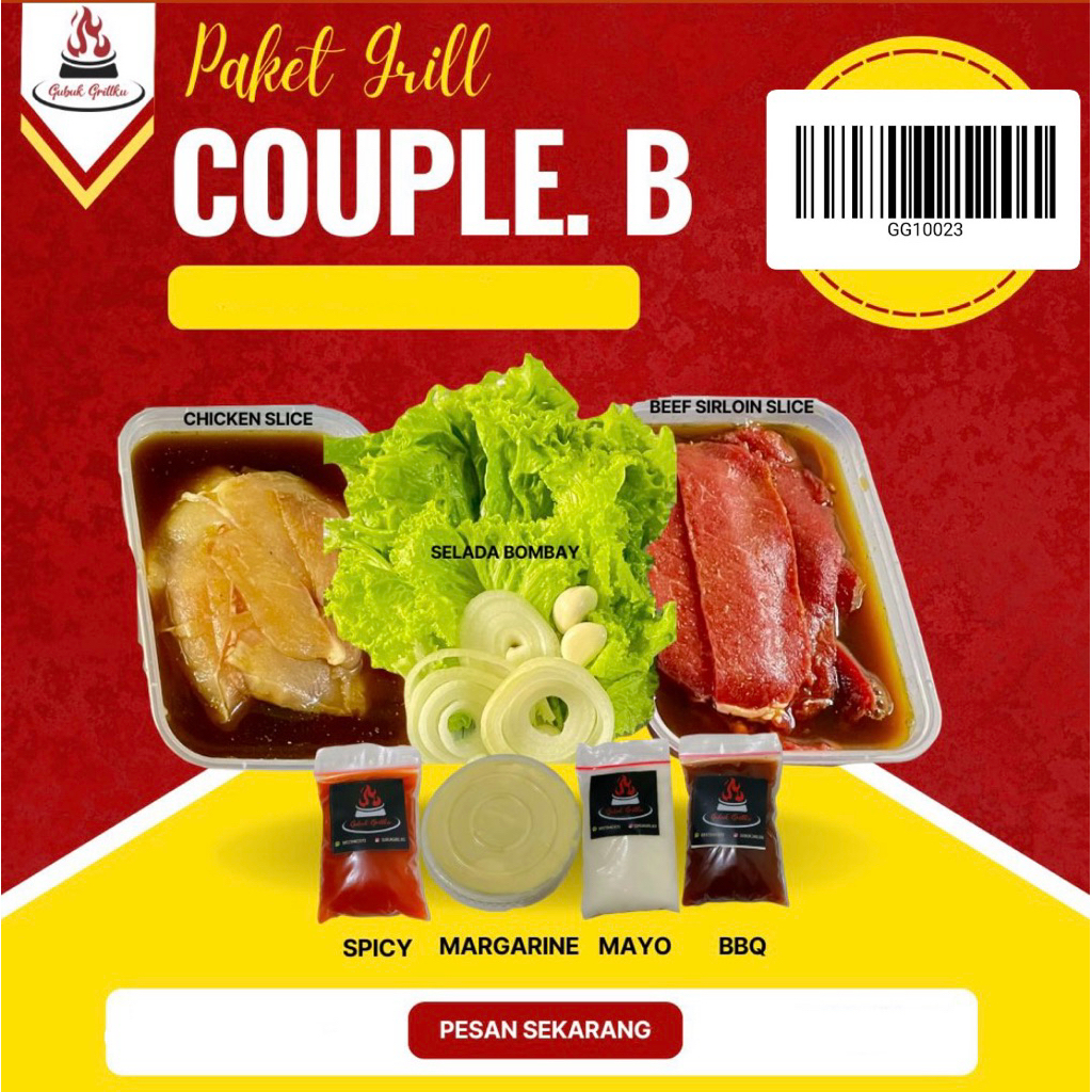 

PAKET GRILL COUPLE.B || PAKEG BBQ || PAKET GRILL PROMO