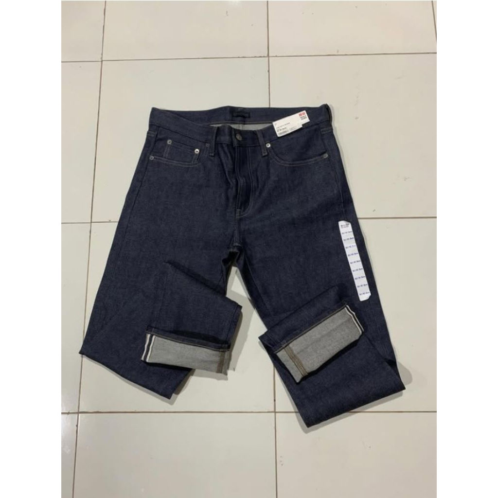 denim UNIQLO selvange blue indigo