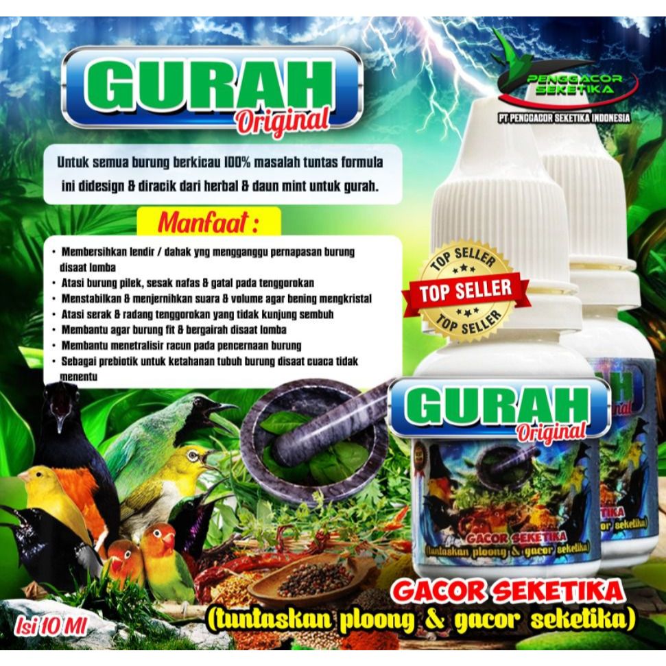 Gurah ORIGINAL BURUNG BERKICAU