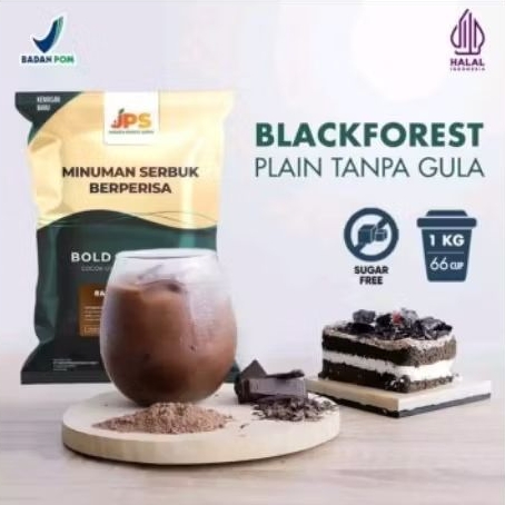 

Powder Drink JPS Bubuk Minuman Rasa Blackforest Plain 1 Kg