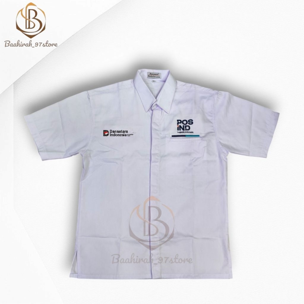kemeja Danantara Pos Indonesia lengan pendek