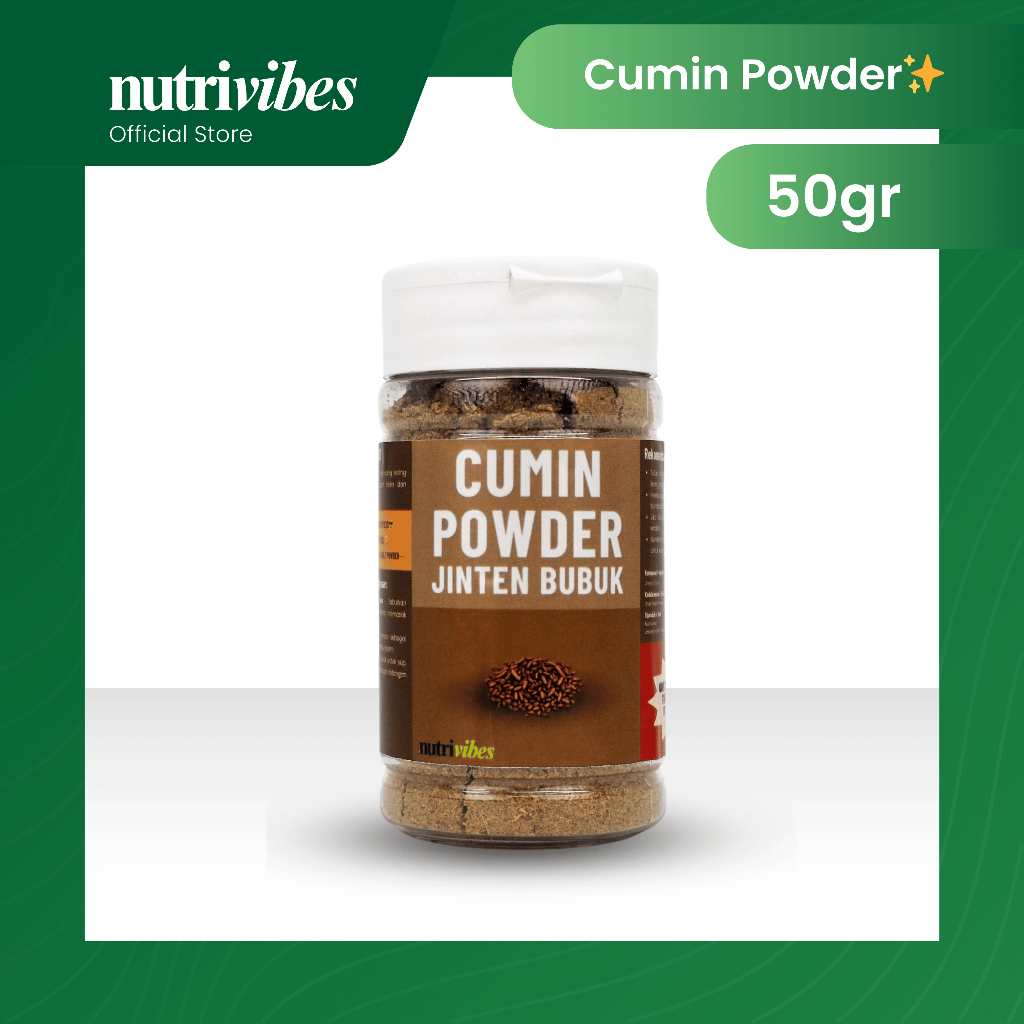 

Jinten Bubuk / Cumin Powder 50gr - Nutrivibes