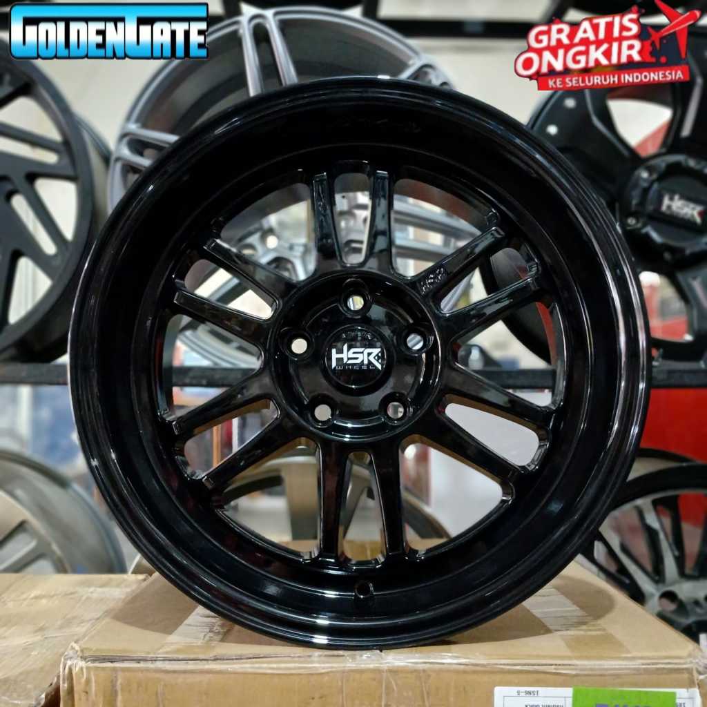 Velg mobil ring 17 pcd 5x114 lebar 8.5 hsr boroko bly01 bisa untuk civic alphard brv ertiga dll