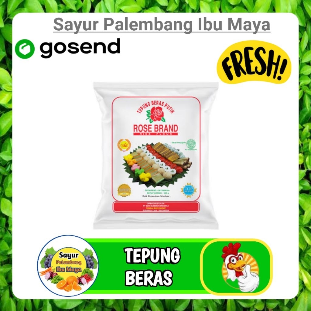 

Tepung Beras Rose Brand 500 Gram - Palembang